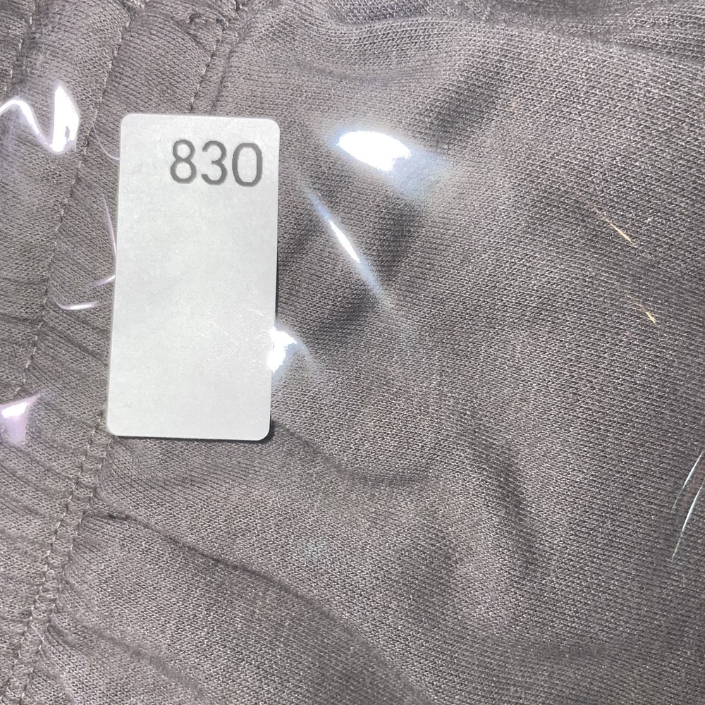 H&M Regular Fit Sweatpants Mens XS Brown Fleece Tapered Joggers Drawstring - Picture 12 of 12